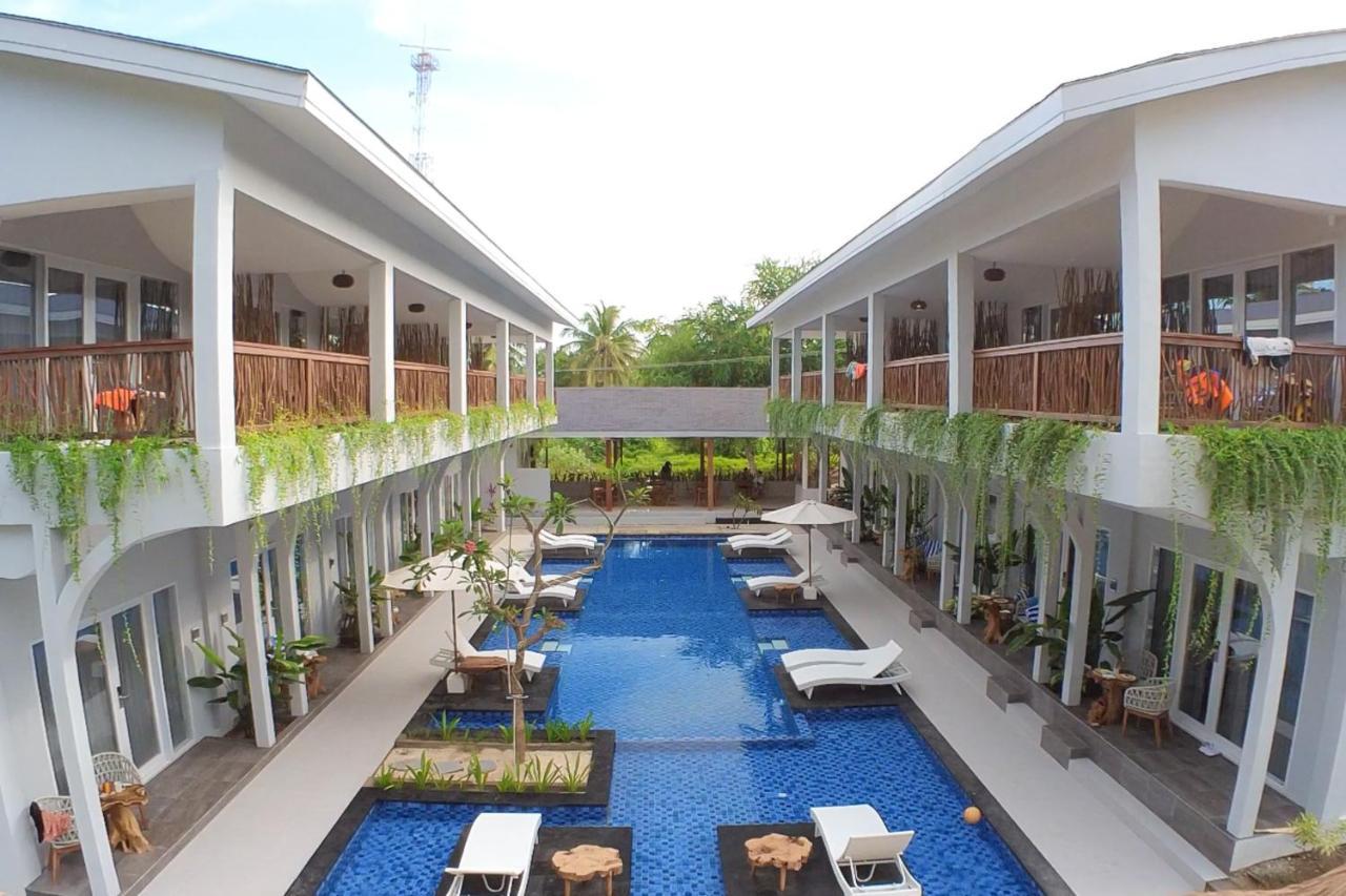 Sea Shell Resort Gili Trawangan Bagian luar foto